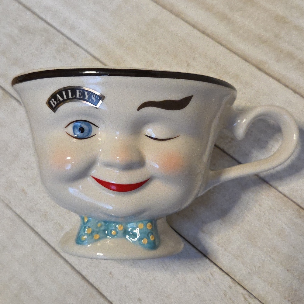 Bailey's Mug Mr Face With Bow Tie Yum